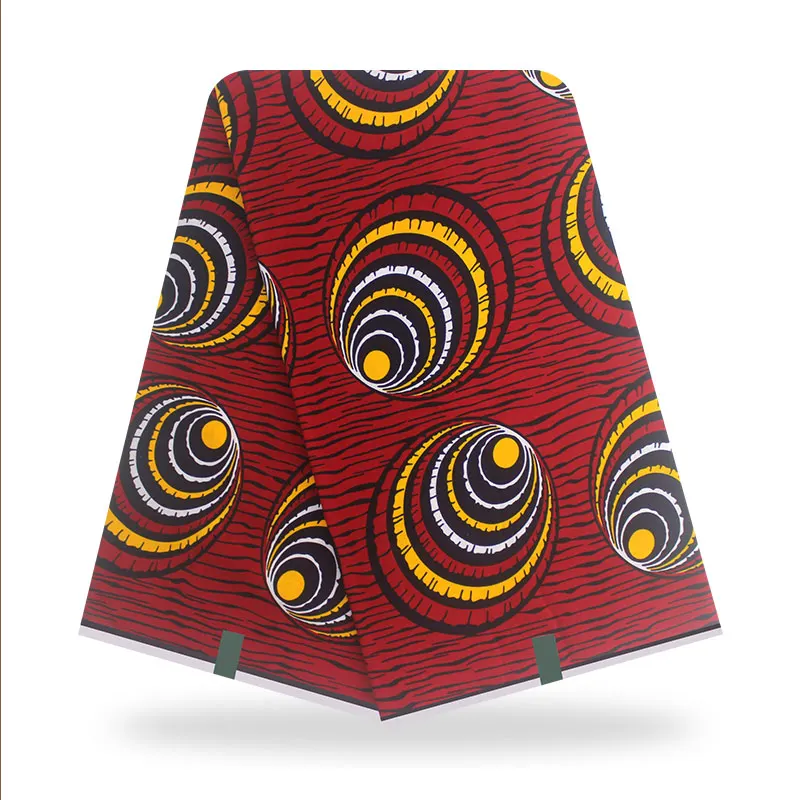 Afriške vosek tiskanje tkanine pravi mehko bombaž 6 metrov/kos garancije pravi vosek za krpanje šivanje
