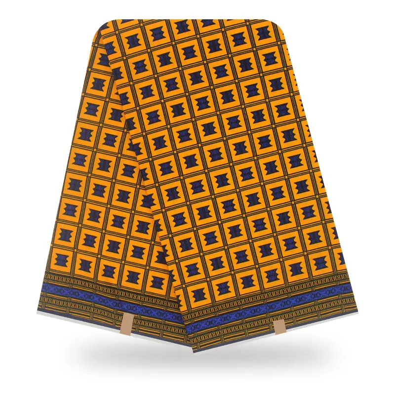 Afriške vosek tiskanje tkanine za krpanje afriške tkanine 6yards bombažne tkanine afriške pravi vosek ankara tkanine za oblačila