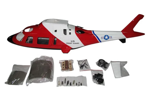 Agosta A109 500 velikost A-109 obsega Fiber Glass Trup z Pogrezne Sistema Coast Guard za 500 velikost serije Helikopter