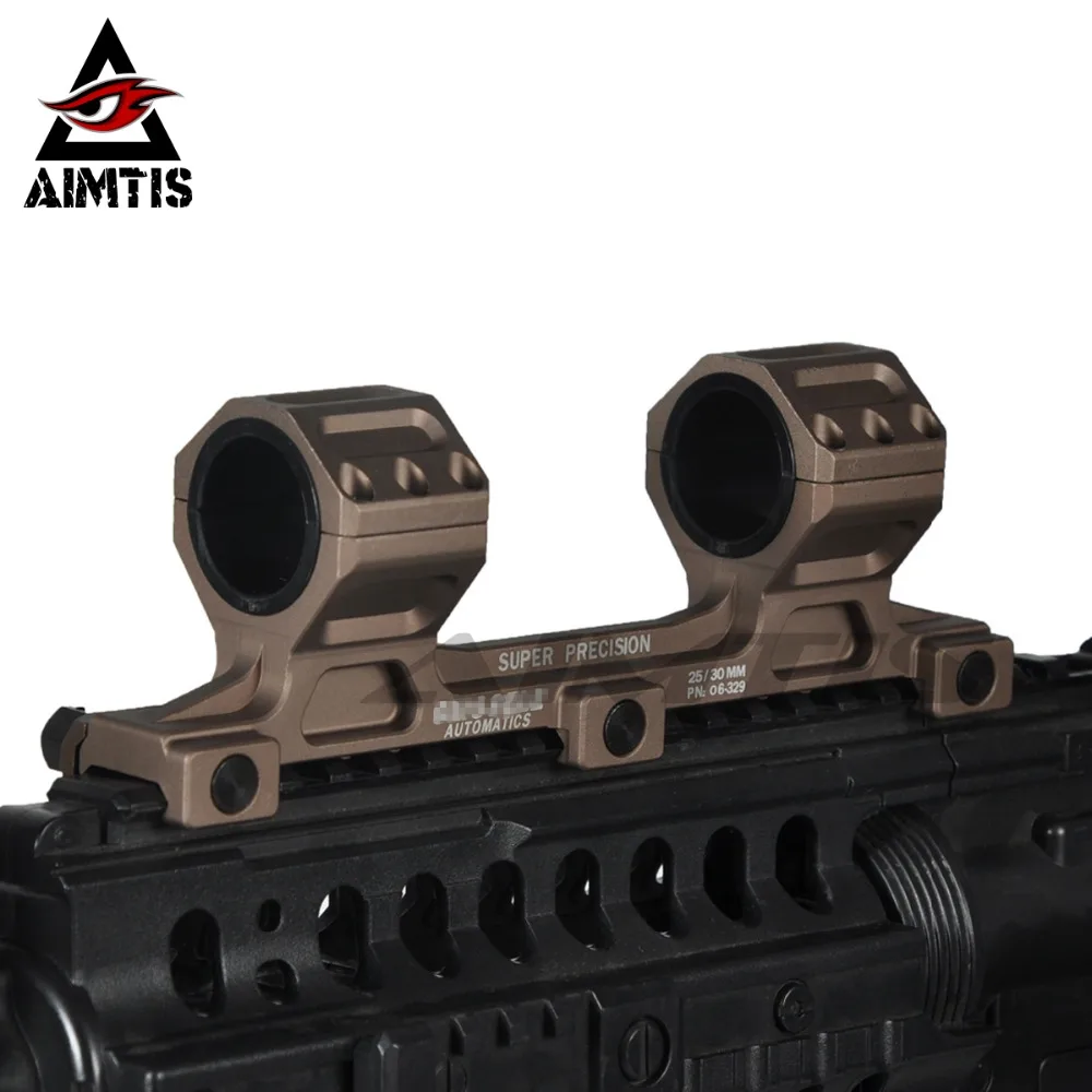 AIMTIS AR15 M4 M16 GE Gori Dolgo Različico Področje uporabe Mount Tactical Puška 25.4 mm/30 mm Lov Obroči Gori Orožje Fit Picatinny Železnici