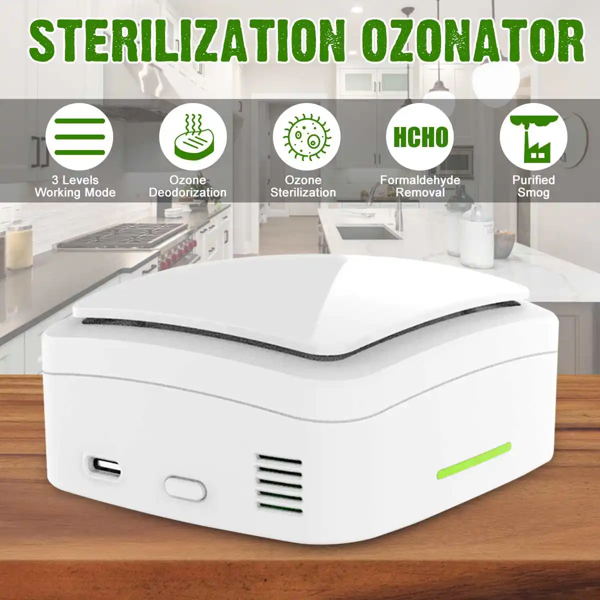 Air-Čistilec Avto Ozona Sterilizator Generator Lonizer Generator FILTER Čiščenje Doma Ikiwa Pet Ikiwa Zraka Ionizer
