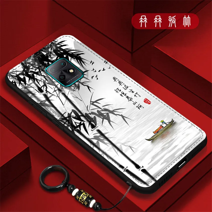 Aixuan 3D Relief Usnjena torbica Za Xiaomi redmi opomba 9s/opomba 9/opomba 9 pro/max Telefon Primeru Kitajski Zmaj Izbočenega Pokrova,