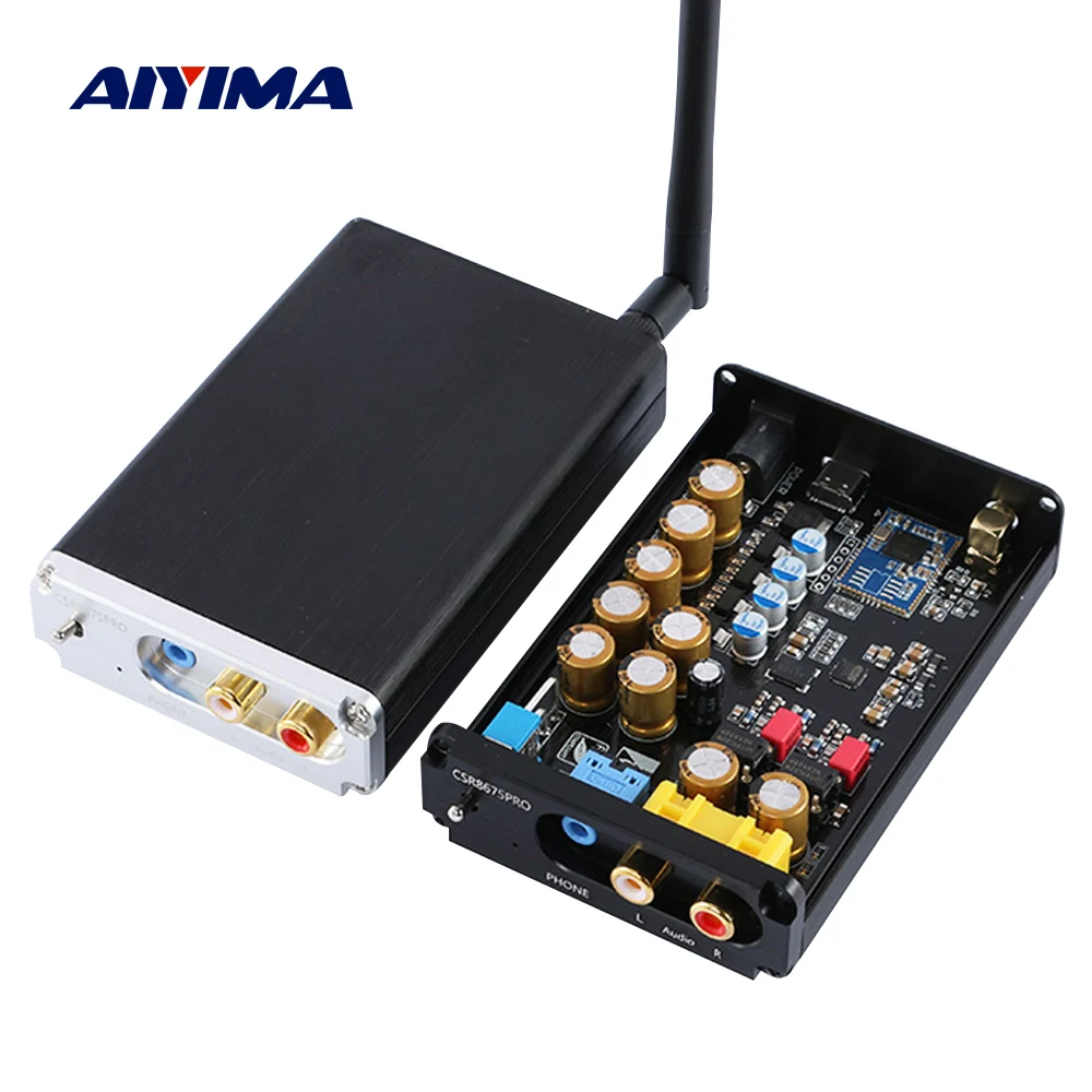 AIYIMA CSR8675 APTX Bluetooth HD 5.0 Wireless Audio Sprejemnik ES9018K2M PCM5102A I2S LDAC DAC Dekodiranje 24-BITNO TWS 3,5 MM RCA Izhod