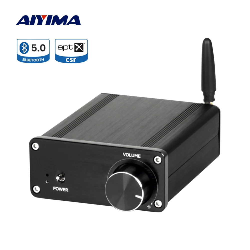 AIYIMA TDA7498 Bluetooth Ojačevalniki 100Wx2 Stereo Bluetooth 5.0 QCC3008 APTX Digitalni Ojačevalnik Zvoka Amplificador