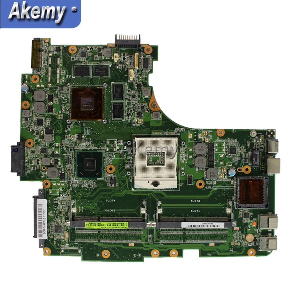 AK N53SV Prenosni računalnik z matično ploščo za ASUS N53SV N53SN N53SM N53S N53 Test original mainboard GT540M/GT550M 1GB