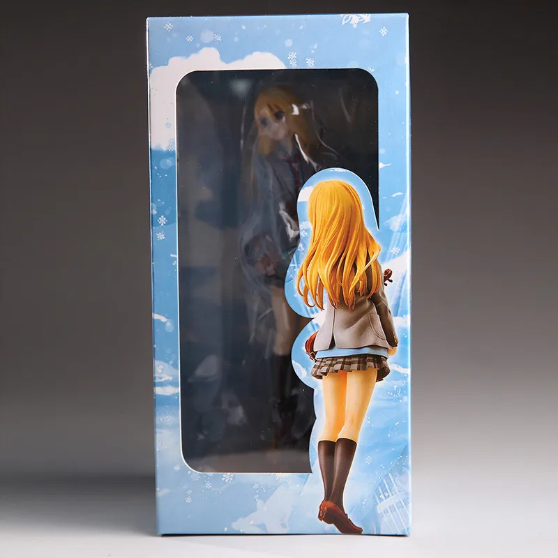 Akcijska figura svoje laži v aprilu kaori miyazono risanka lutka PVC 20 cm polje zapakirane japonski figur svetu anime