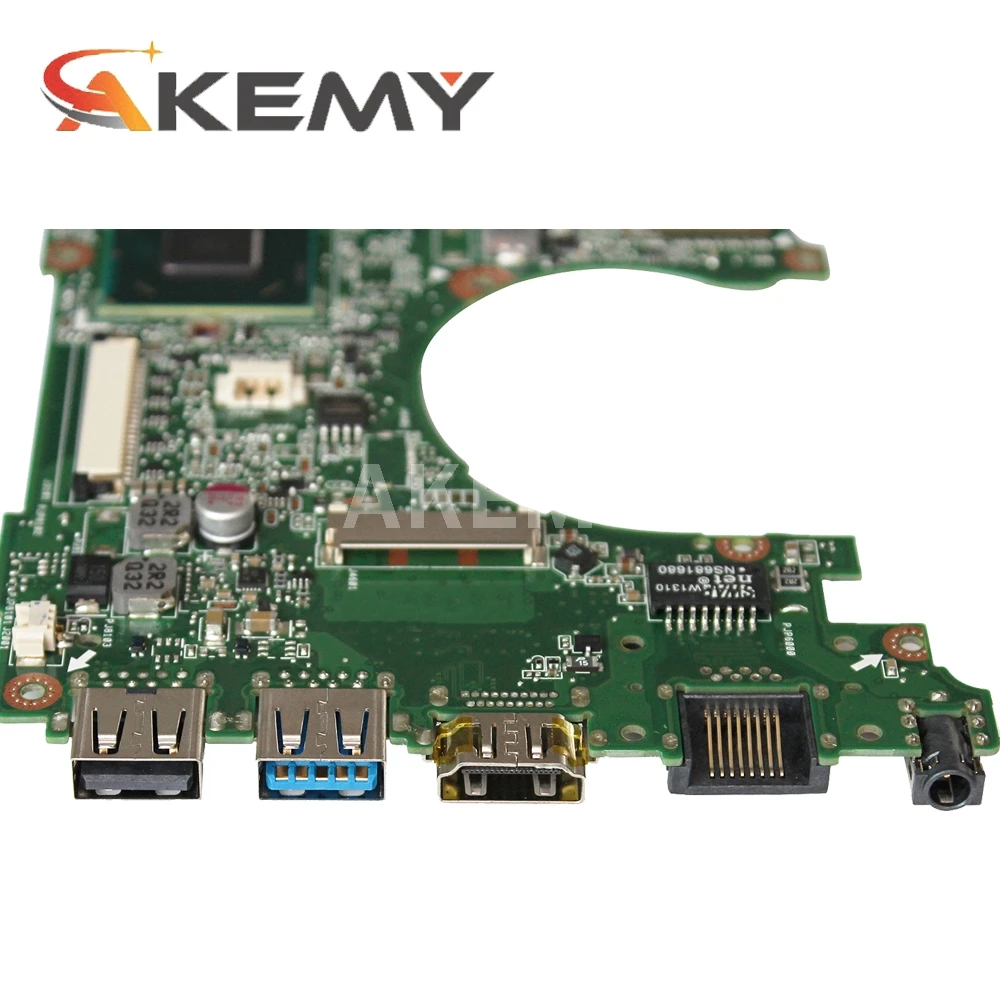 Akemy X202E Prenosni računalnik z matično ploščo Za Asus X202E X201E S200E X201EP Test original mainboard 4G RAM I3 PROCESOR