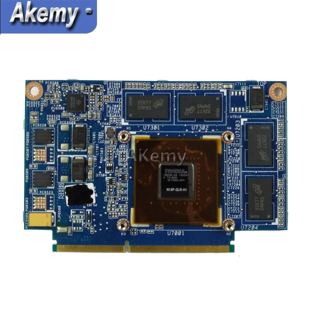 Akemy Za ASUS K55VM Grafično Kartico GeForce GT630M N13P-EN-A1 2 GB grafična kartica Fit A55V K55VM K55VJ K55V Prenosni računalnik grafično kartico, Preizkus