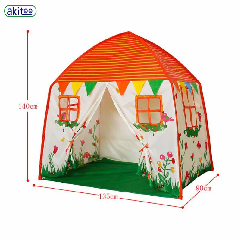Akitoo Otrok ' s play house šotor baby notranji vrt šotor dom Indijanski šotor princesa soba zunanji šotor darilo #142
