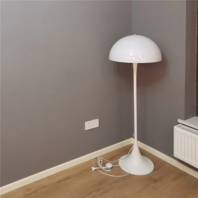Akril lampshade gob talne svetilke bele LED Preprosta, stoječe svetilke, dnevna soba postelji luči za spalnico Art Dekor Svetilka