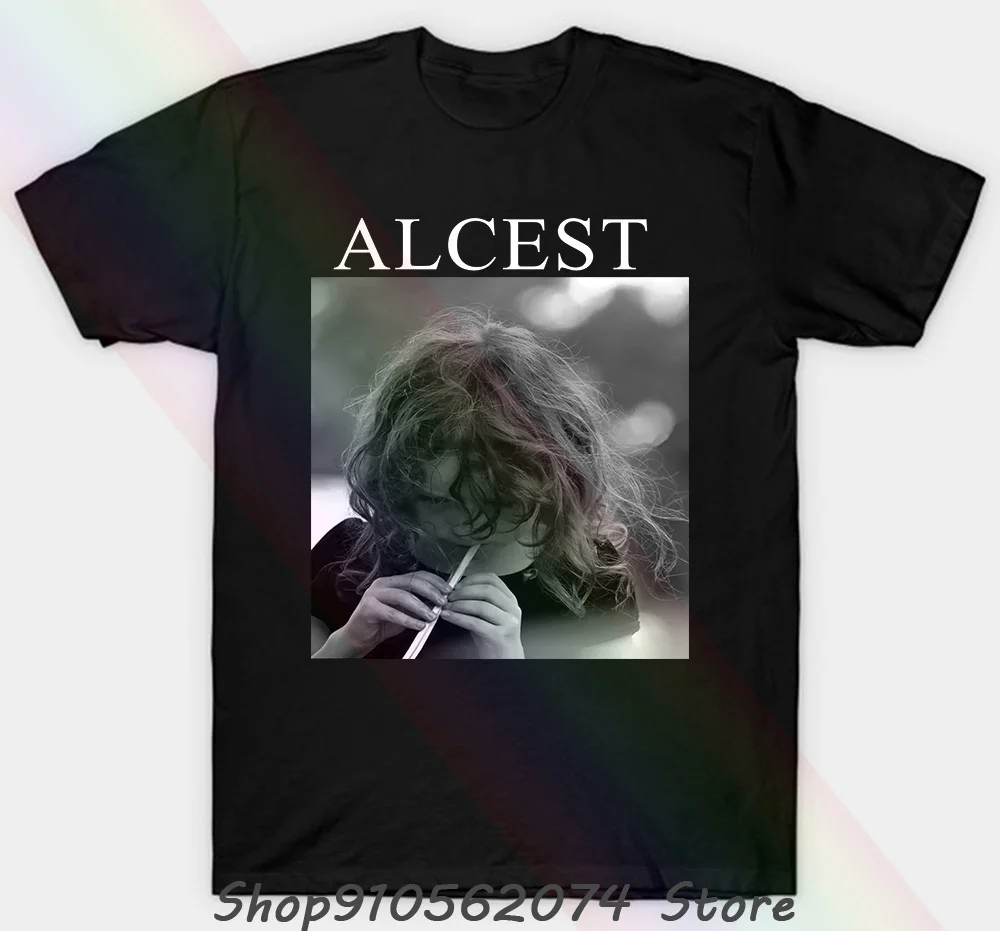 Alcest Unisex T-shirt Les Discrets Kalčkov Neprijazno Ulver Brezno Vemod Vabljenje