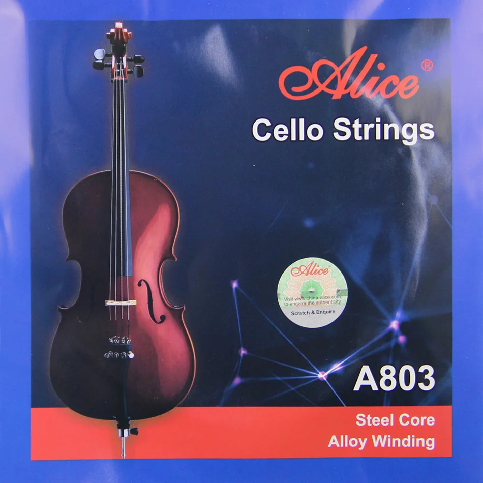 Alice A803 koncert za Violončelo in Godala Jekleno Jedro alpaka Rane ponikljani Žogo Koncu Zlitine navijanje, ki je Primerna za 4/4 violončeli