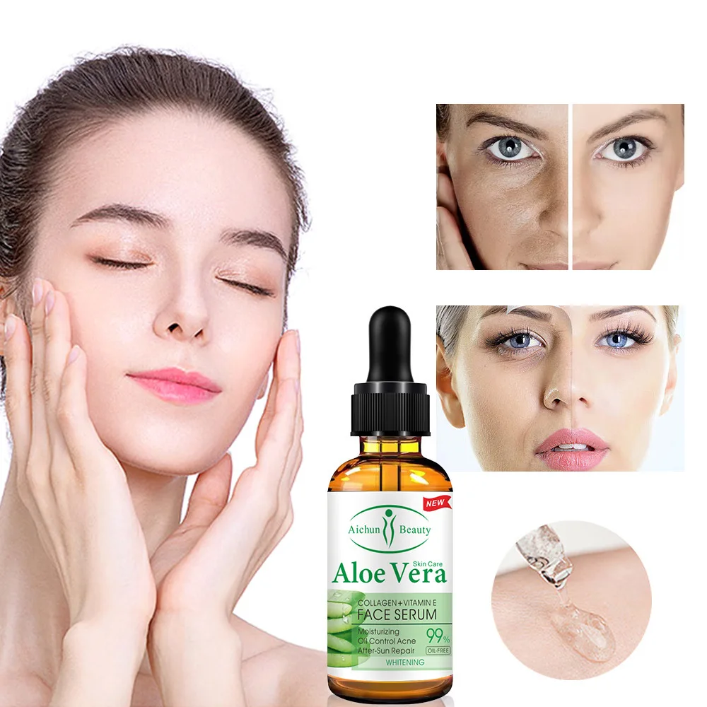Aloe Vera Učvrstitev Proti Gubam Anti-Aging Anti Acne Serum, 30 ML Obraza Popravilo Kože Retinol Serum Serum