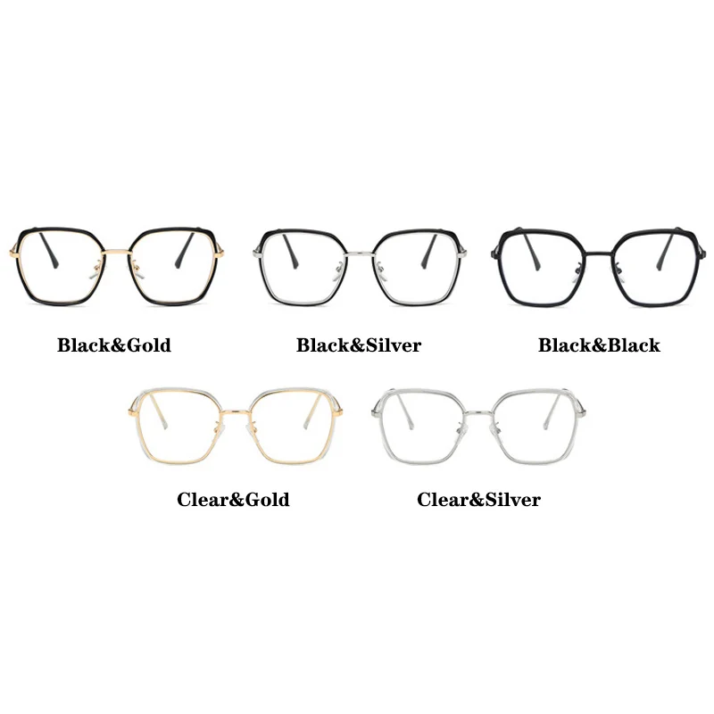 ALOZ MICC Moda Pregleden Ženska Očala Okvir Oblikovalec Kovin Kvadratnih Optični Okvirji Očal Ženska Očala Okvir Q755