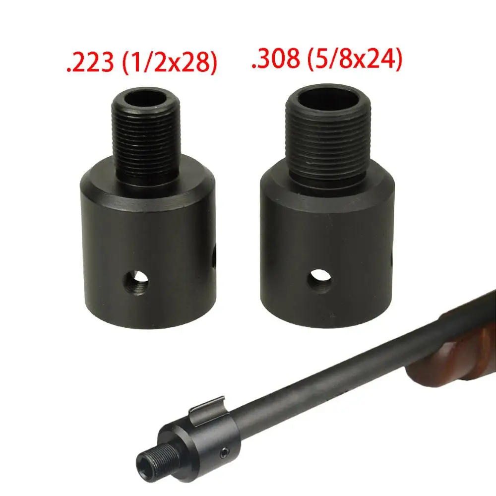 Aluminija Za Ruger 1022 10/22 Muzzle Brake Adapter 1/2x28 & 5/8x24 .750 Sod Konec Sukanca Zaščitnik Combo .223