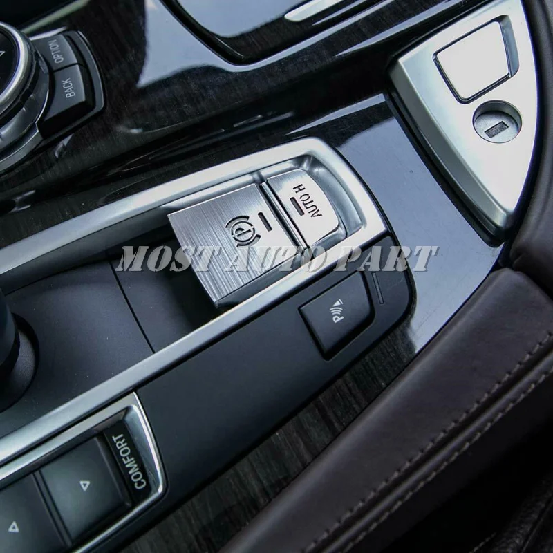 Aluminijeve Zlitine Notranje zadeve Elektronske ročne zavore AUTO H. Trim Za BMW X3 F25 2011-2017 X4 F26-2018 2pcs Avto Dekoracijo