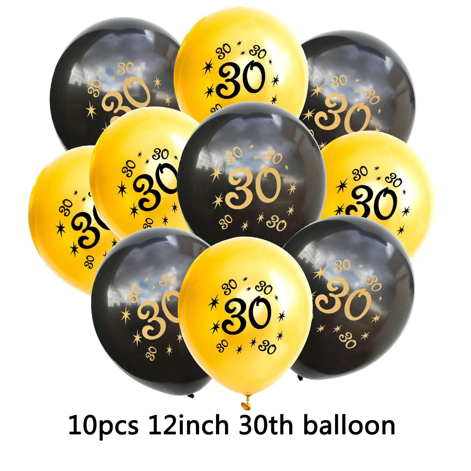 AMAWILL 30. Srečen Rojstni dan Baloni Banner 30 Let Konfeti Baloni Super In Odlično zabavo Dekoracijo Moški Ženske Dobave