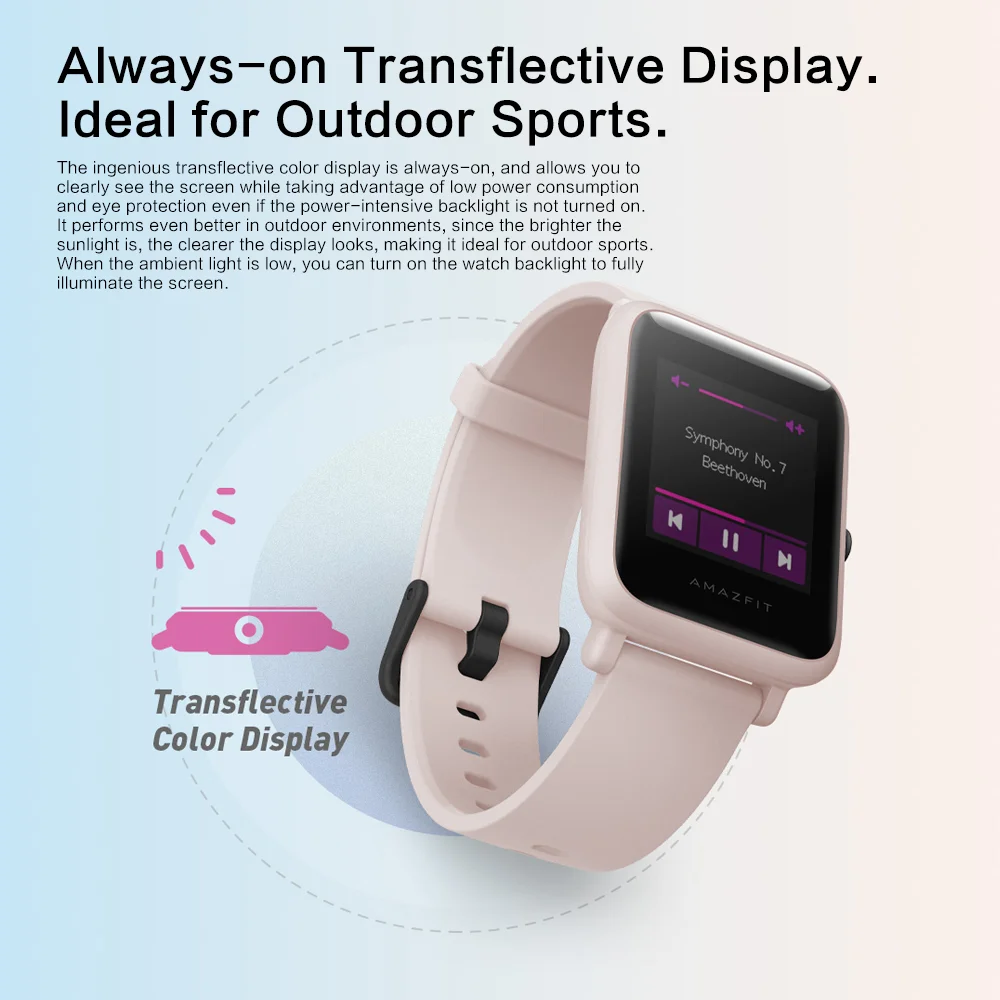 Amazfit Bip S Lite Smartwatch Globalni Različici, ki je Na Zalogi 30-Dnevno Baterije 5 ATM Vodotesna Glasbe Nadzor Za Android Ios Telefon