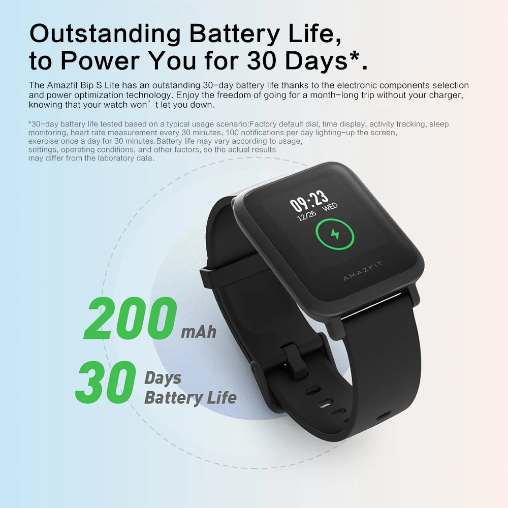 Amazfit Bip S Lite Smartwatch Globalni Različici, ki je Na Zalogi 30-Dnevno Baterije 5 ATM Vodotesna Glasbe Nadzor Za Android Ios Telefon