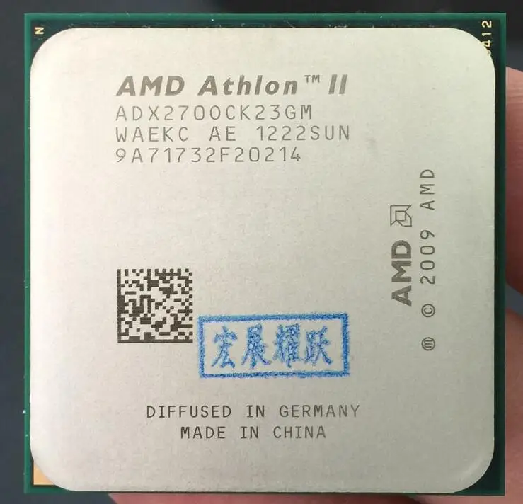 AMD Athlon II X2 270 X270 Dual-Core CPU Desktop AM3 938 CPU deluje pravilno Desktop Processor