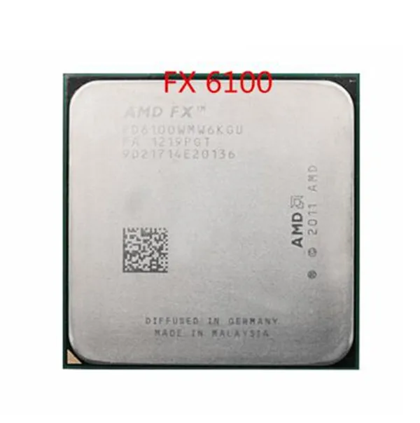 AMD FX 6100 AM3+ 3.3 GHz/8MB/95W Šest Core CPU procesor FX serijskih kosov FX-6100 (delovni Brezplačna Dostava)