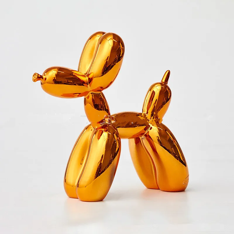 Ameriški Umetnosti Smolo Obrti Geometrijo Pes Figur Kip Plating Umetnosti Psa Doma Okraski valentinov Darilni M4072