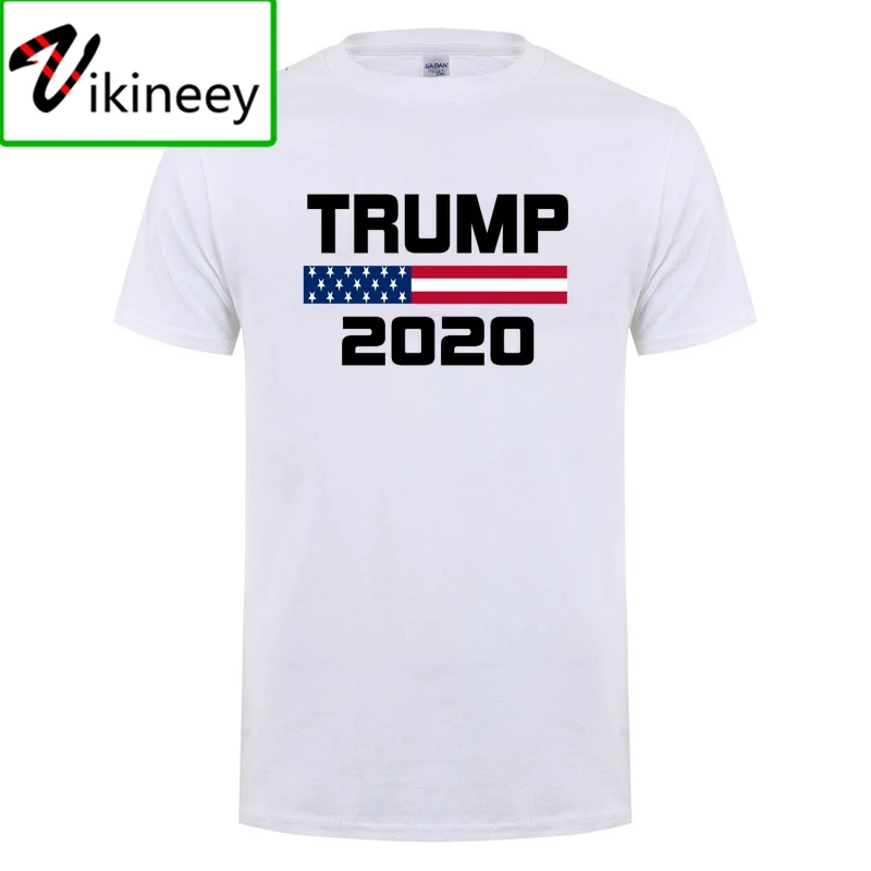 Ameriško Zastavo Ohraniti Ameriki Veliko Donald Adut Za Predsednika ZDA leta 2020 Republikanski T Shirt Za Moške Camisas Premium Bombaž