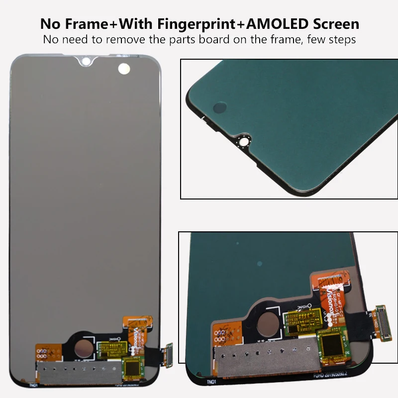AMOLED Zaslon Za Xiaomi Mi A3 3 LCD-Zaslon na Dotik Podporo Prstnih Zamenjava Za Xiaomi Mi A3 Zaslon Z Okvirjem