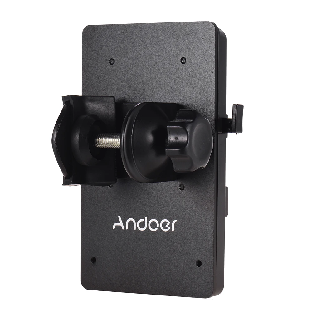 Andoer V Gori Proti-Lock Baterije Tablice Adapter za Napajanje Sistema D-tapnite Priključek W/ Objemka za Fotoaparat Sony BP Baterija