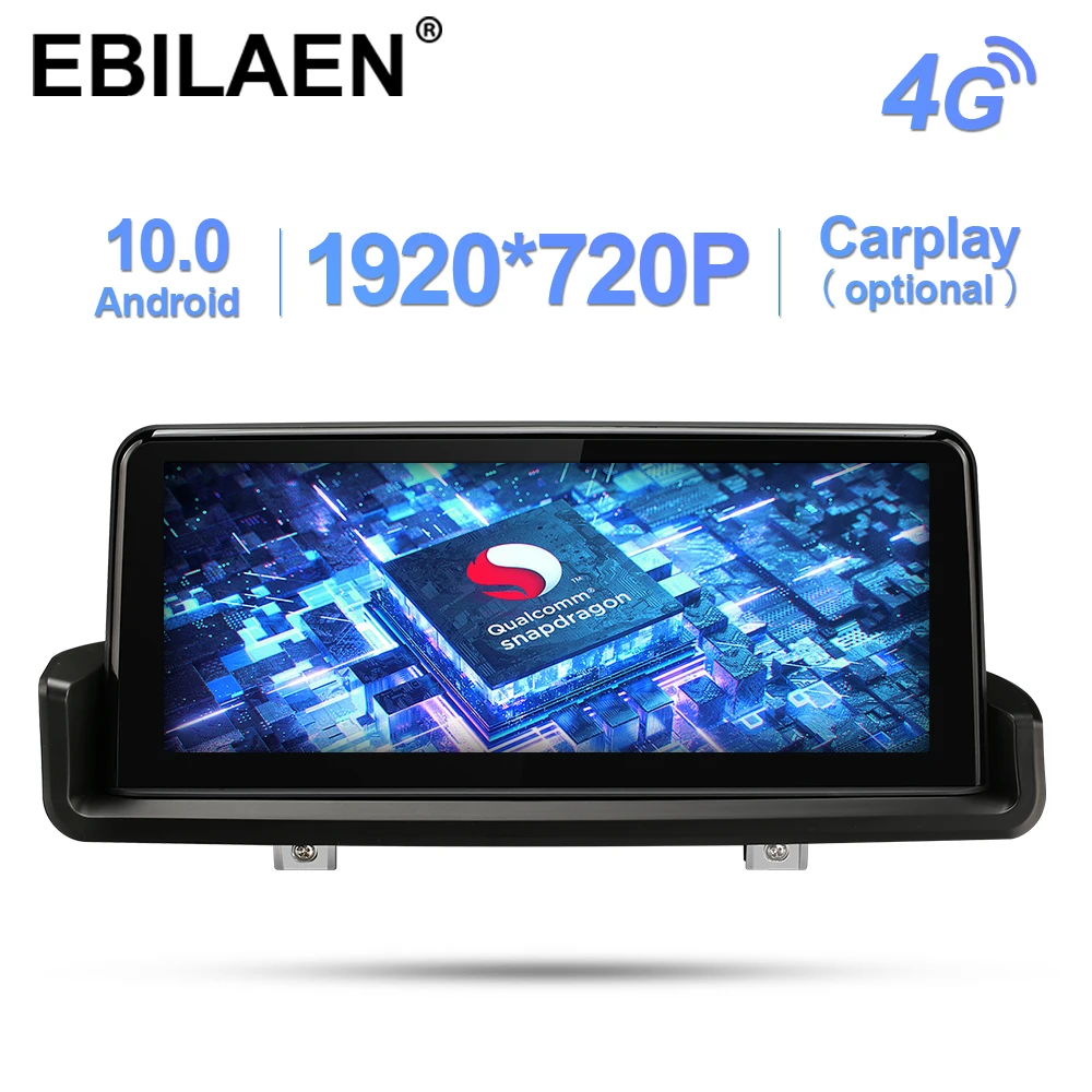 Android 10.0 avtoradio, Predvajalnik za BMW E90 E91 E92 E93 Multimedia Navigacija GPS glavna enota Zaslon IPS Idrive Carplay lTE 4G RDS