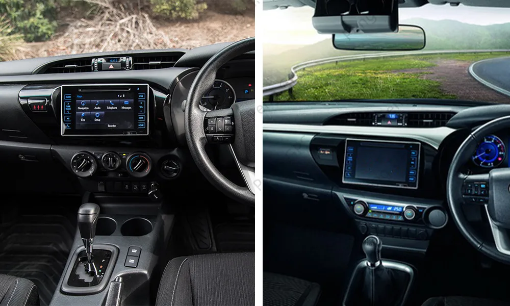 Android 10.0 GPS Navigacija Radio, Predvajalnik DVD-jev za Toyota Hilux RHD-2020, Video Predvajalnik, Stereo Headuint Zgrajena v Carplay dsp