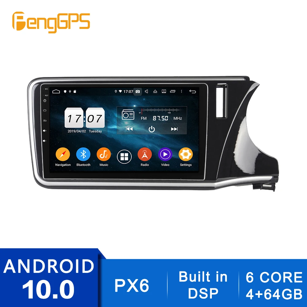 Android 10.0 Radio Za Honda Mesto-2019 Multimedijski zaslon na Dotik, GPS Navigacija glavna enota CD DVD Jev Avto Stereo Carplay DSP