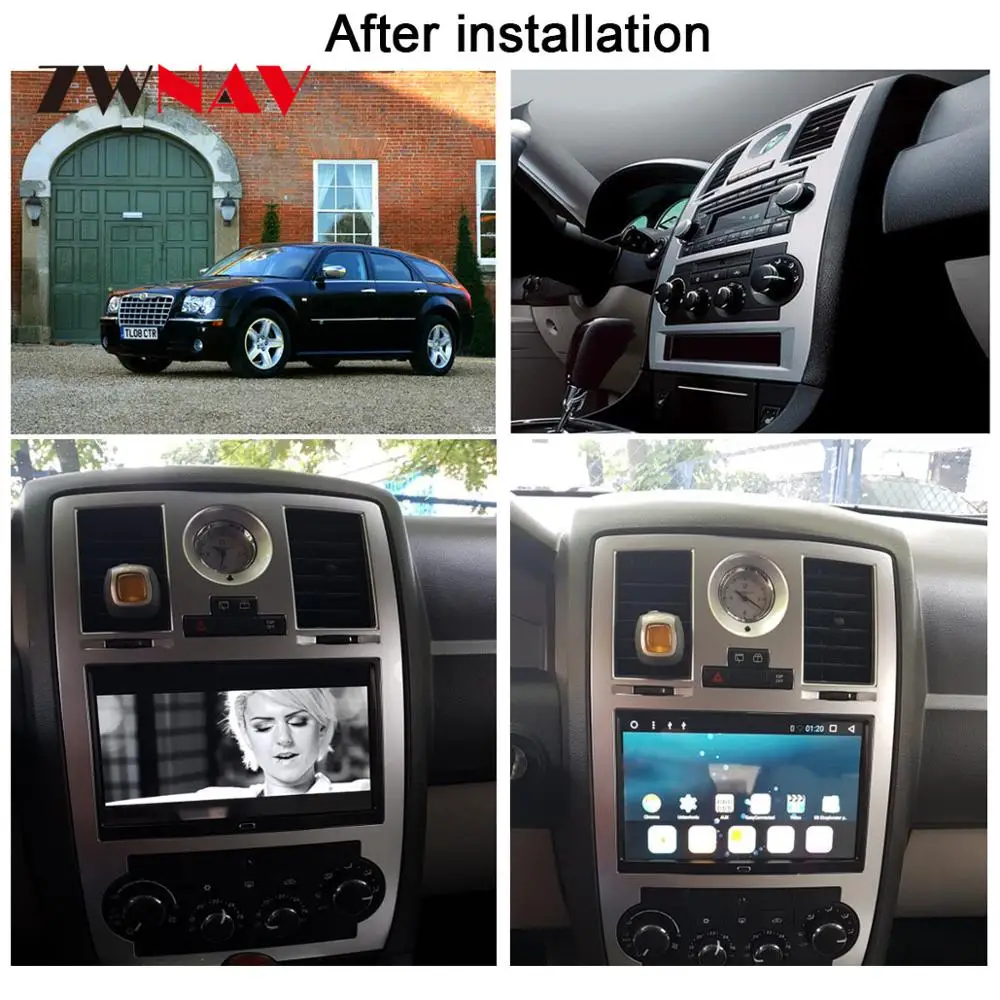 Android 10 4+64 G 8 Core Avtomobilski Stereo sistem GPS Navigacija Radio Za Jeep Grand Cherokee Patriot Dodge Charger Chrysler 300C DVD Predvajalnik