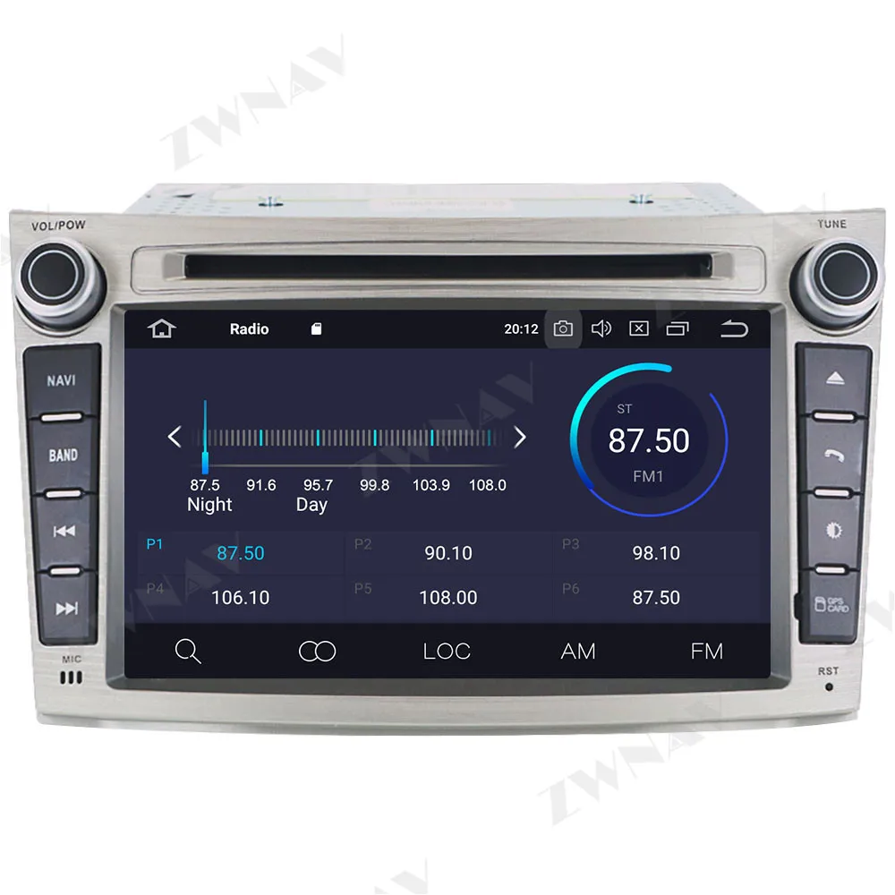 Android 10 Zaslonu GPS Navi Za Subaru Outback 2009 2010 2011 2012 2013 Auto Radio Audio Stereo Multimedijski Predvajalnik, Vodja Enote