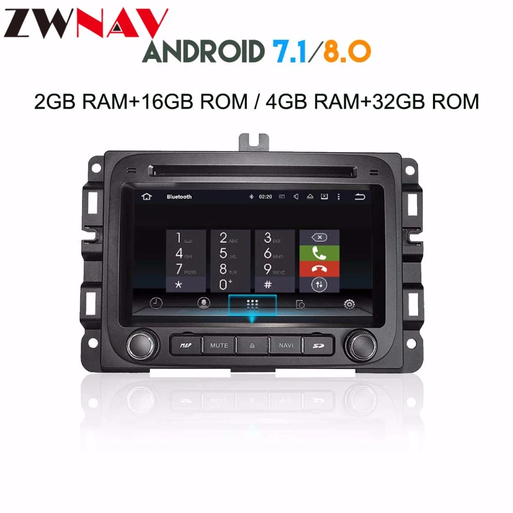 Android 8.0 avto DVD Radio za Dodge RAM1500 ram 1500 2016 2017 z dvd predvajalnikom BT GPS navigacijski zemljevid samodejno stereo wifi