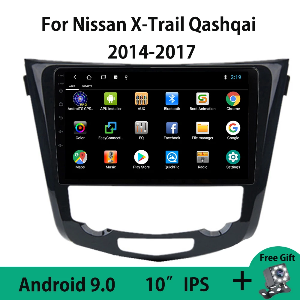 Android 9.0 Avto Radio Multimedijski Predvajalnik Videa, Za Nissan X-trail, XTrail T32 Qashqai J11 J10 2016 2017 Pogled od Zadaj Kamero