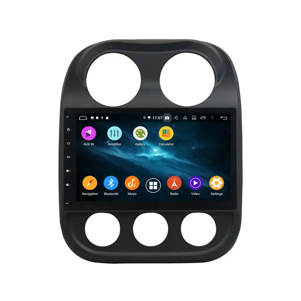 Android 9.0 DSP Avto GPS Navigacija radio Za Jeep Compass 2009-Multimedijski Predvajalnik, Radio, Zaslon na Dotik, Zvok Vodja Enote Brez DVD