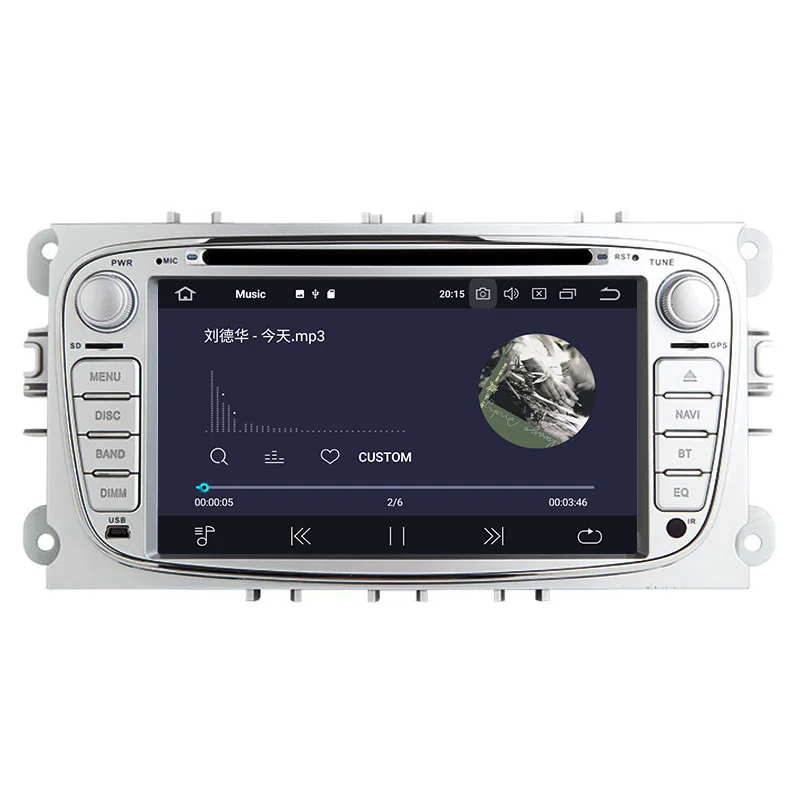 Android 9 4+32GB Avto GPS Navigacijski DVD Predvajalnik Radio ISP maska Za Ford Focus 2004-2011 FORD MONDEO IZOSTRITEV S-MAX Kuga Galax MK3