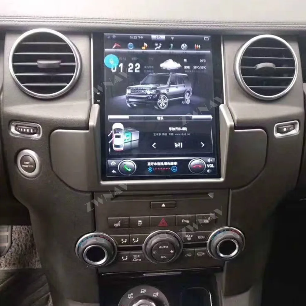 Android Tesla Avto DVD Predvajalnik, GPS Navigacija Za Land Rover Discovery 4 LR4 L319 2009 -2016 Avto Auto Radio Stereo Igralec glavne enote