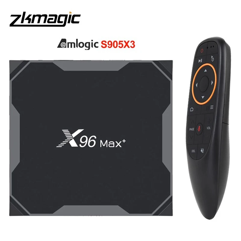 Android Tv box Amlogic S905X3 X96MAX+ Android tv box android 10 4g 64 gb Smart tv box 2.4/5 G Smart TV Box X96 Max+