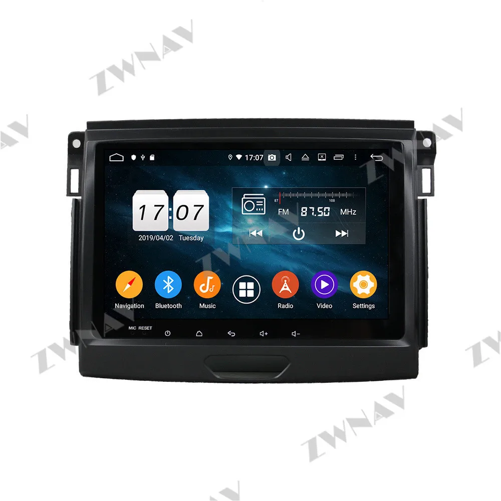 Android10 4GB Avto Ne CD DVD Jev Avto, GPS Navigacija Za Ford Everest Auto Stereo Glavo Enota Multimedijski Predvajalnik, Avto Radio IPS DSP
