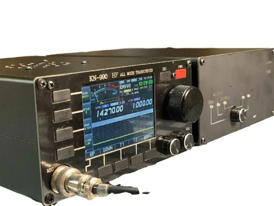 Angleški Meni KN-990 HF 0.1~30MHz SSB/CW/AM/FM/DIGITAL ČE-DSP Amaterski Ham Radio Sprejemnik, Spektra KP990 100W Moči Ojačevalnika