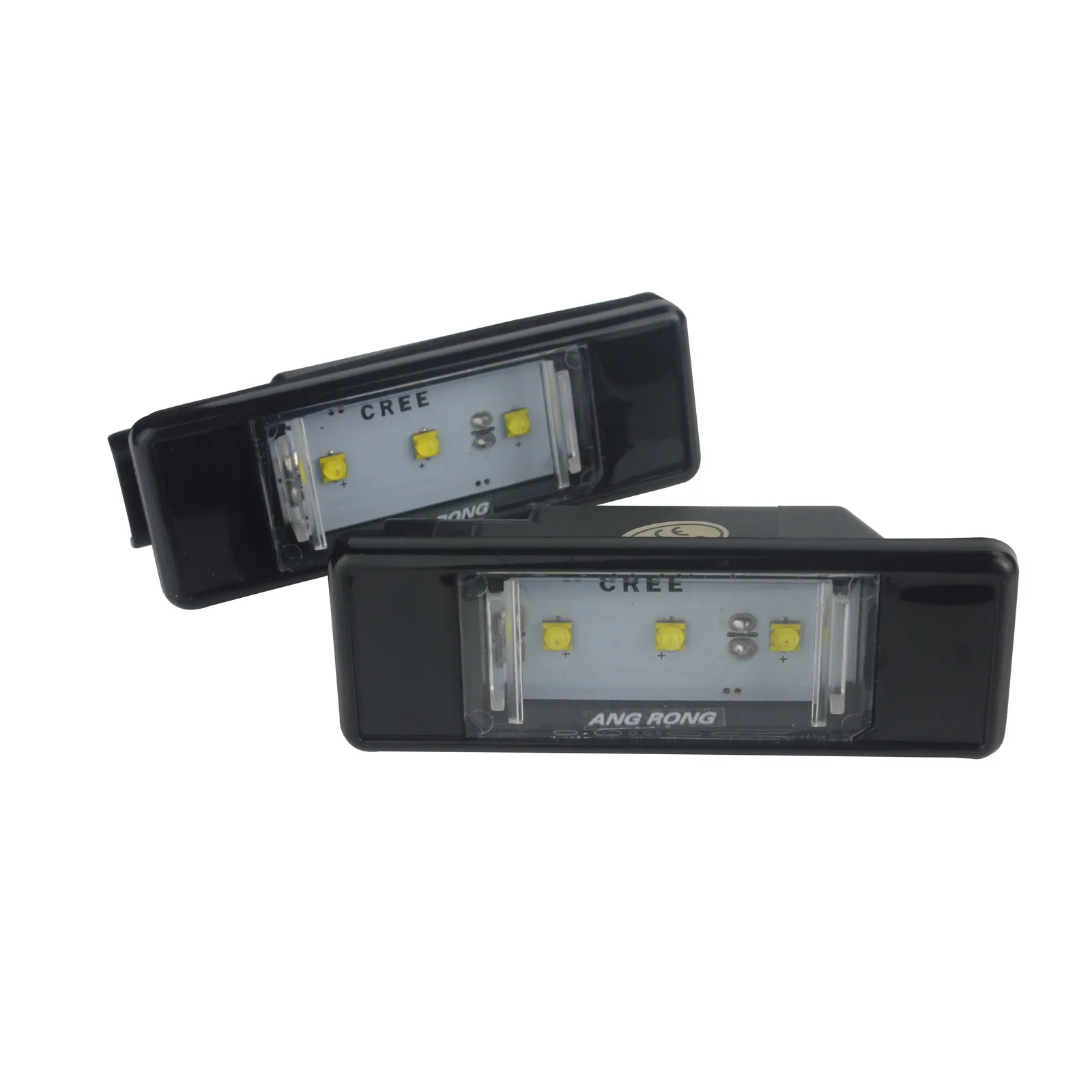 ANGRONG 2x 15W LED Številka Licence Ploščo Luč Za Peugeot 307 308 406 407 508 3008 Strokovnjak