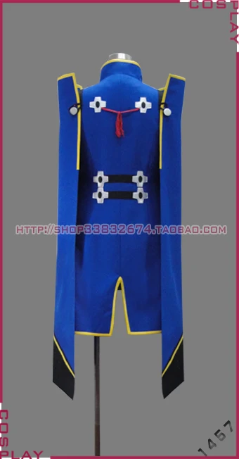 Anime Cosplay Kostum BLAZBLUE Jin Kisaragi cosplay Božični kostum Stranka Enotna