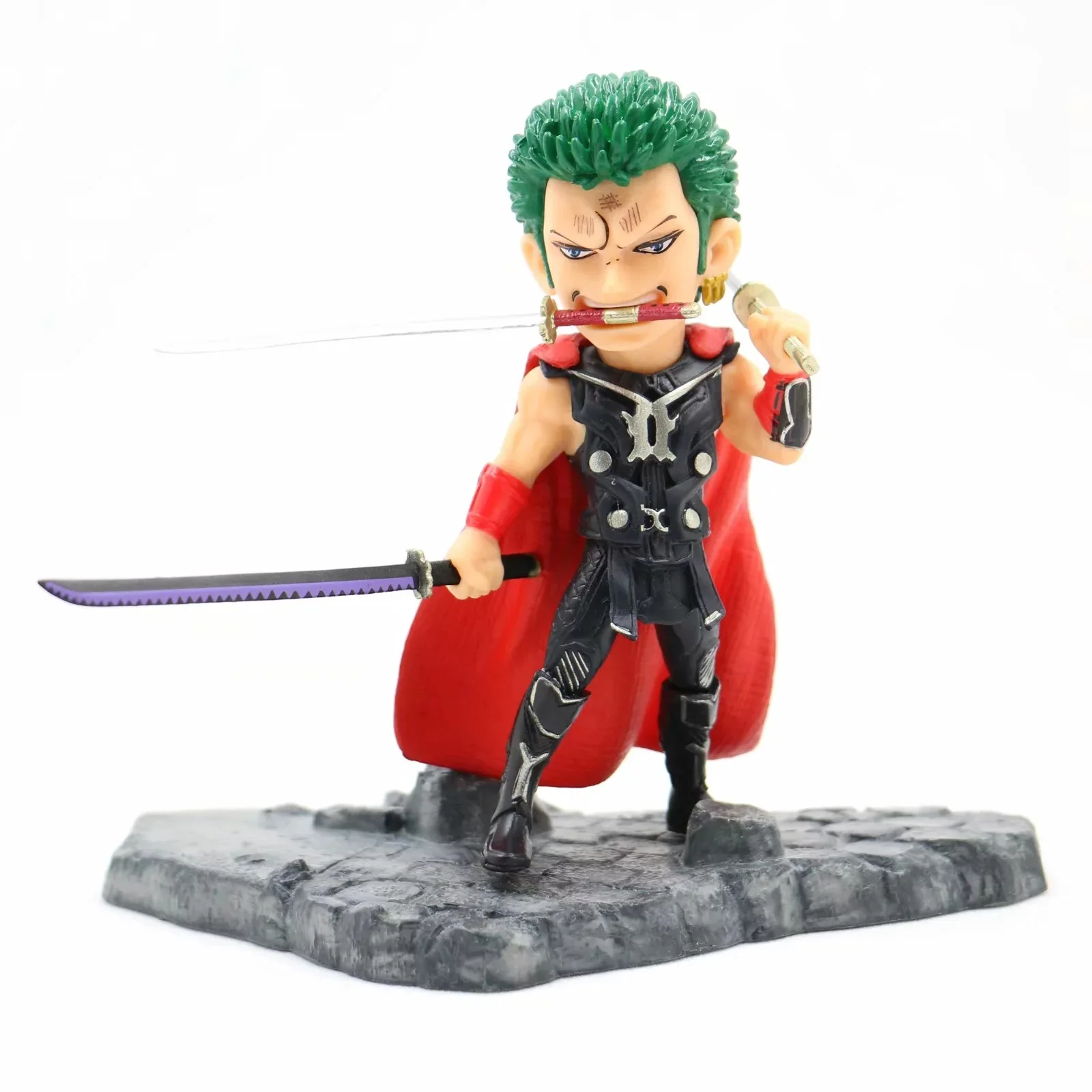 Anime En Kos 12 cm Roronoa Zoro kot Marvel Thor Ver. PVC Akcijska Figura, Zbirka Model Igrače