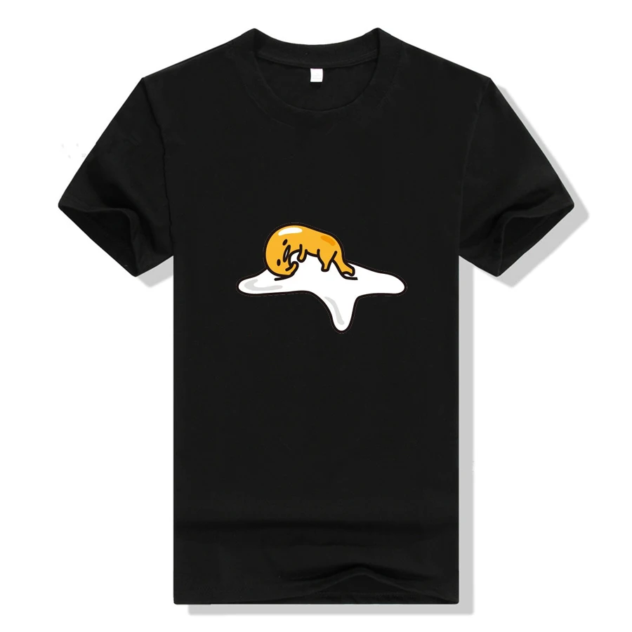 Anime Gudetama T Shirt Cosplay ženske natisnjeni bombaža T-shirt Kratek Rokav Poletje Priložnostne Tee Vrhovi Ženska T-majice