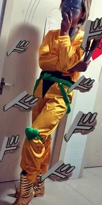 Anime JoJo ' s Bizarre Adventure Film Dio Brando Cosplay Kostum Rumena Celoten Sklop Halloween Božični Kostum Carnaval