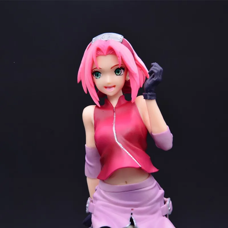 Anime NARUTO Haruno Sakura Hyūga Hinata PVC Akcijska Figura, Zbirka Model Vrhunsko Dekoracijo Kip Okraski, Igrače Božič Darilo