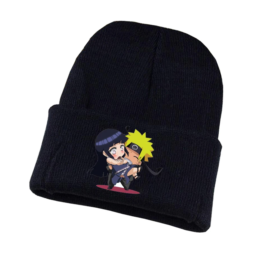 Anime Naruto Pletene klobuk Cosplay klobuk Unisex Tiskanja Odraslih Priložnostne Bombaž pokrivalo najstniki pozimi Pletena Kapa
