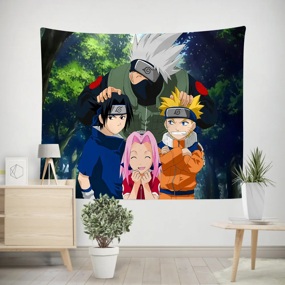 Anime Naruto Zadnji Ninja Slikarstvo Tapiserija 3D Tiskanje Tapestrying Pravokotne Doma Dekor Steni Visi 007
